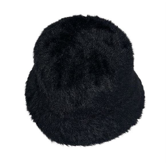 Urban Outfitters Black Fluffy Bucket Hat - Picture 3 of 6